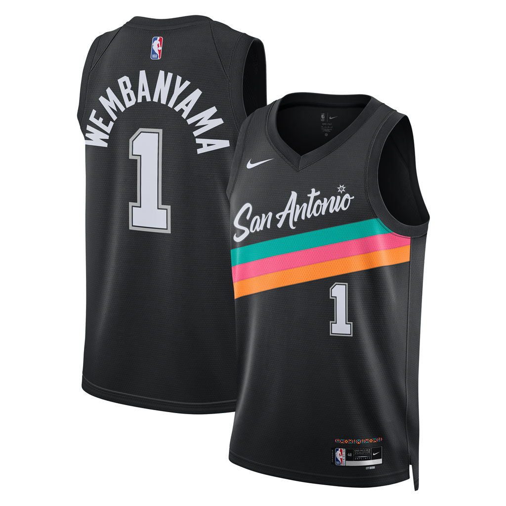 Spurs Wembanyama BLK City Edition