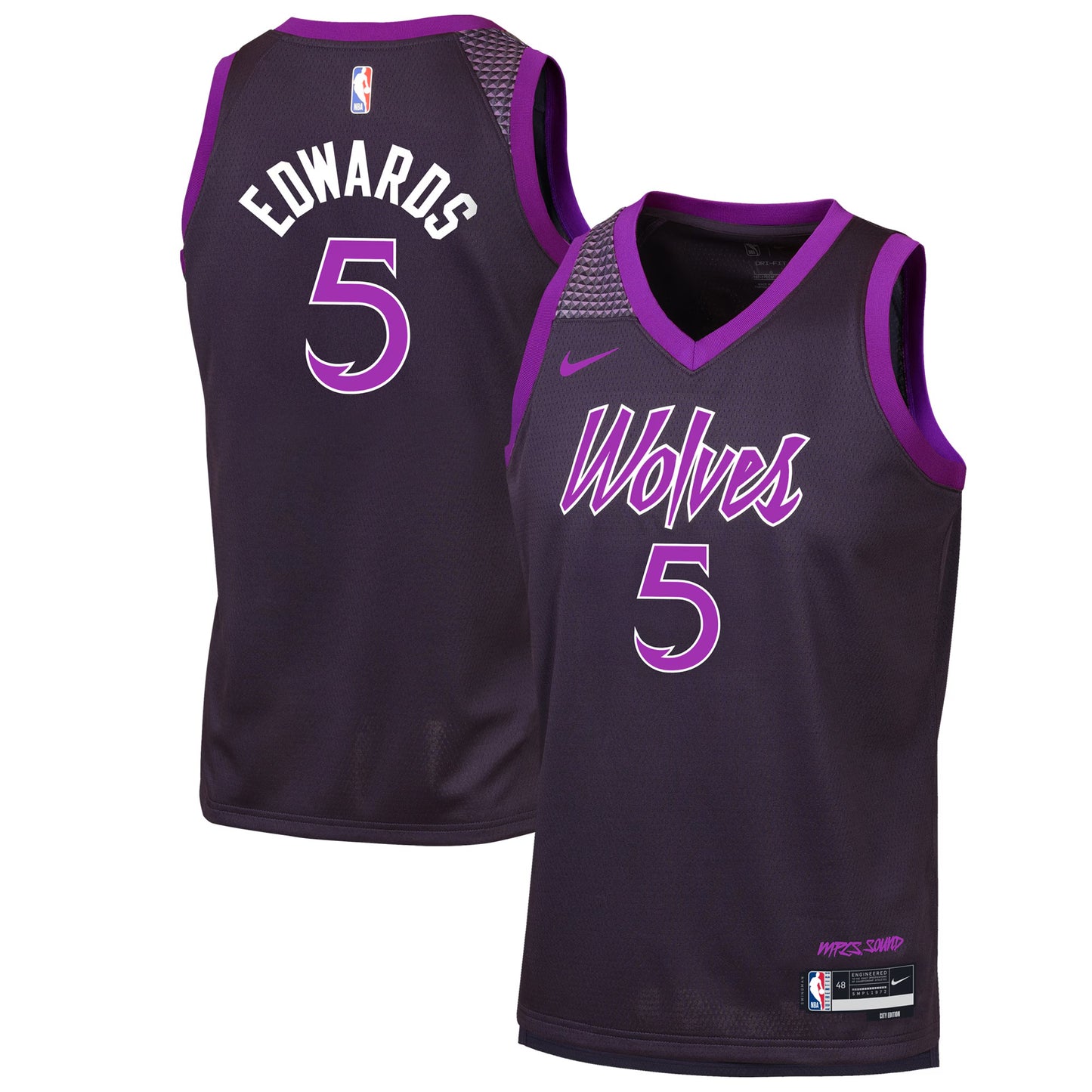 Timberwolves Edwards City Edition Large