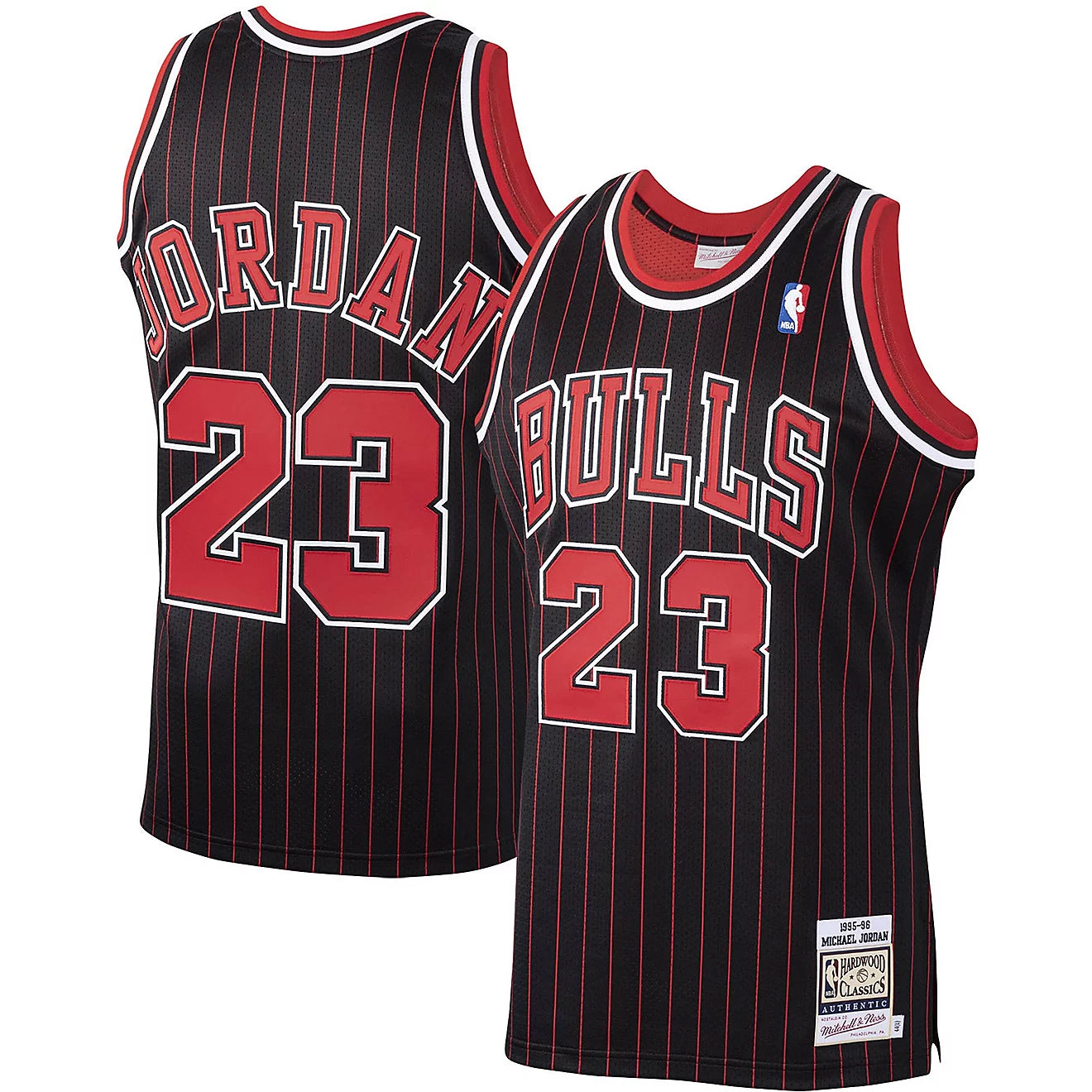 Bulls Jordan BLK Pinstripe