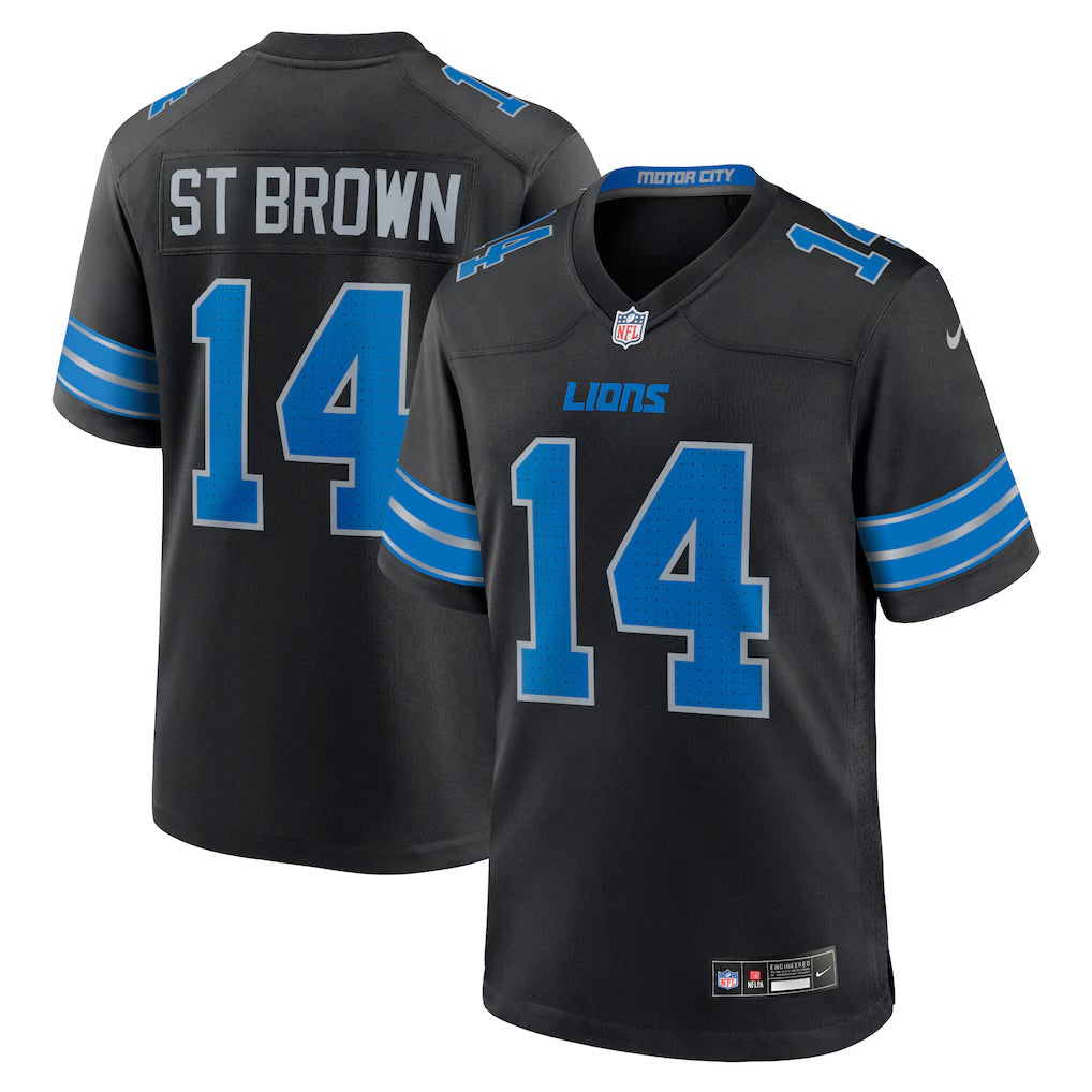 Lions St Brown BLK Alternate