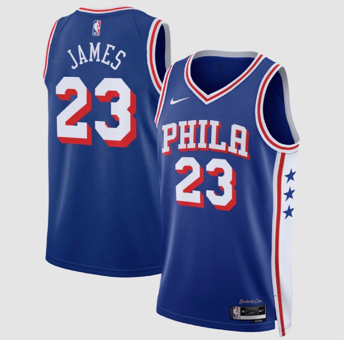 76ers James Blue