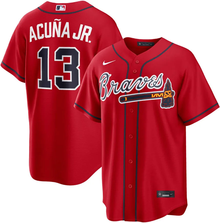 Braves Acuna Jr Red