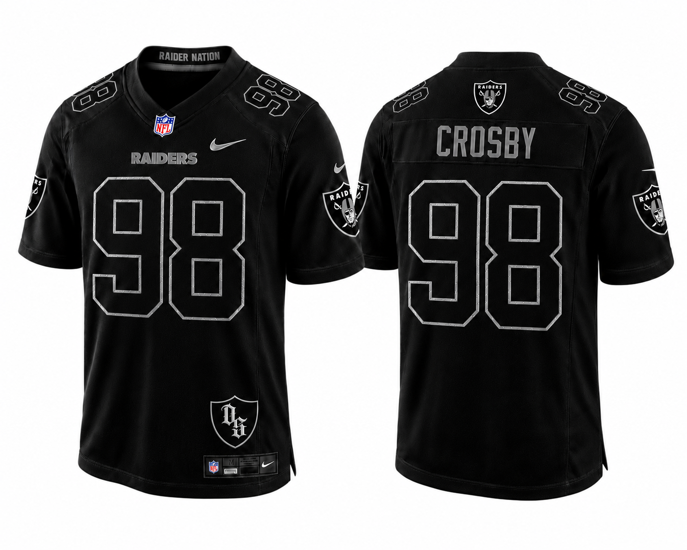 Raiders Crosby DS Vapor BLK