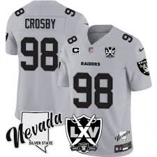 Raiders Crosby GRY LV Patch