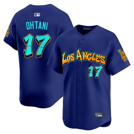 Dodgers Ohtani Graffiti Blue