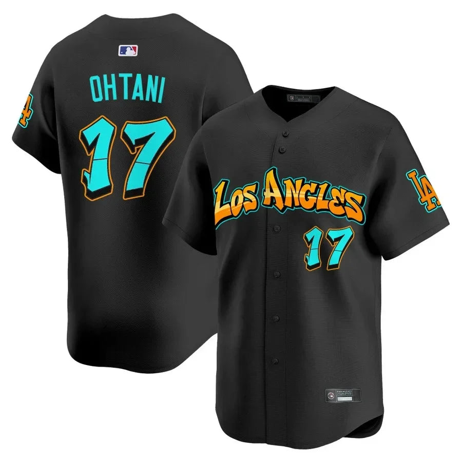 Dodgers Ohtani Graffiti BLK