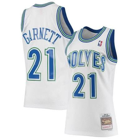 Timberwolves Garnett WHT