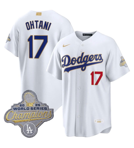 Dodgers Ohtani Gold Series WHT