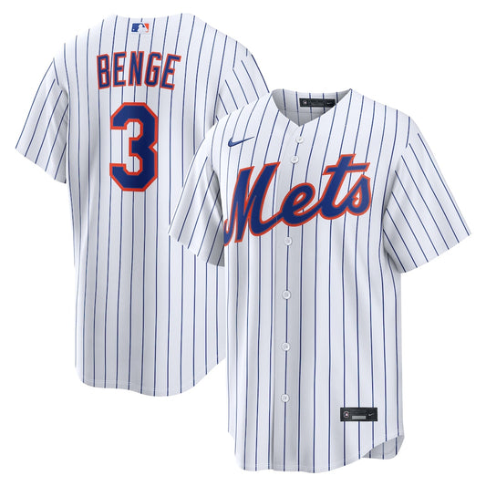 Mets Benge WHT Pinstripe