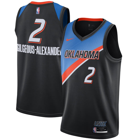 OKC Thunder SGA BLK Swingman XL