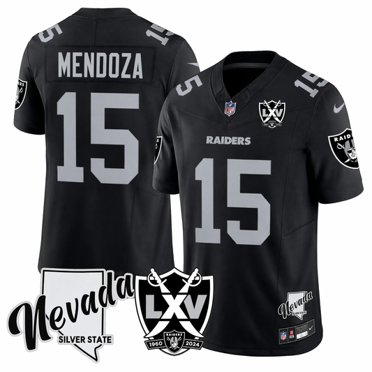 Raiders Mendoza BLK LV Patch
