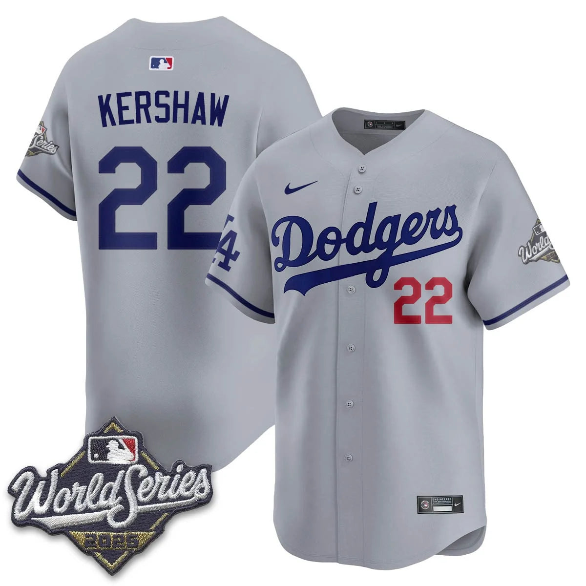 Dodgers Kershaw GRY