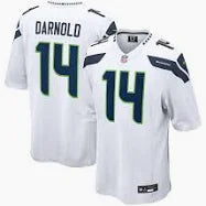 Seahawks Darnold WHT