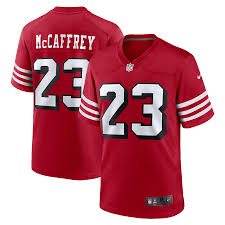 49ers McCaffrey Red Alternate