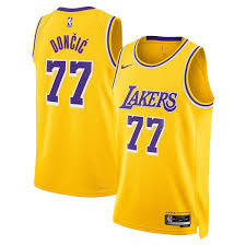 Lakers Doncic Yellow