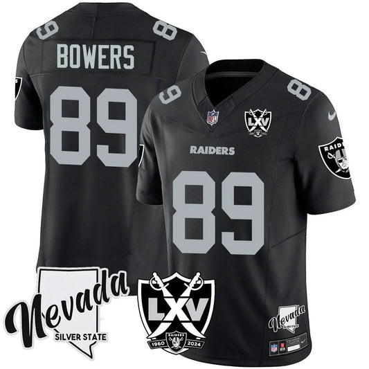 Raiders Bowers BLK LV Patch